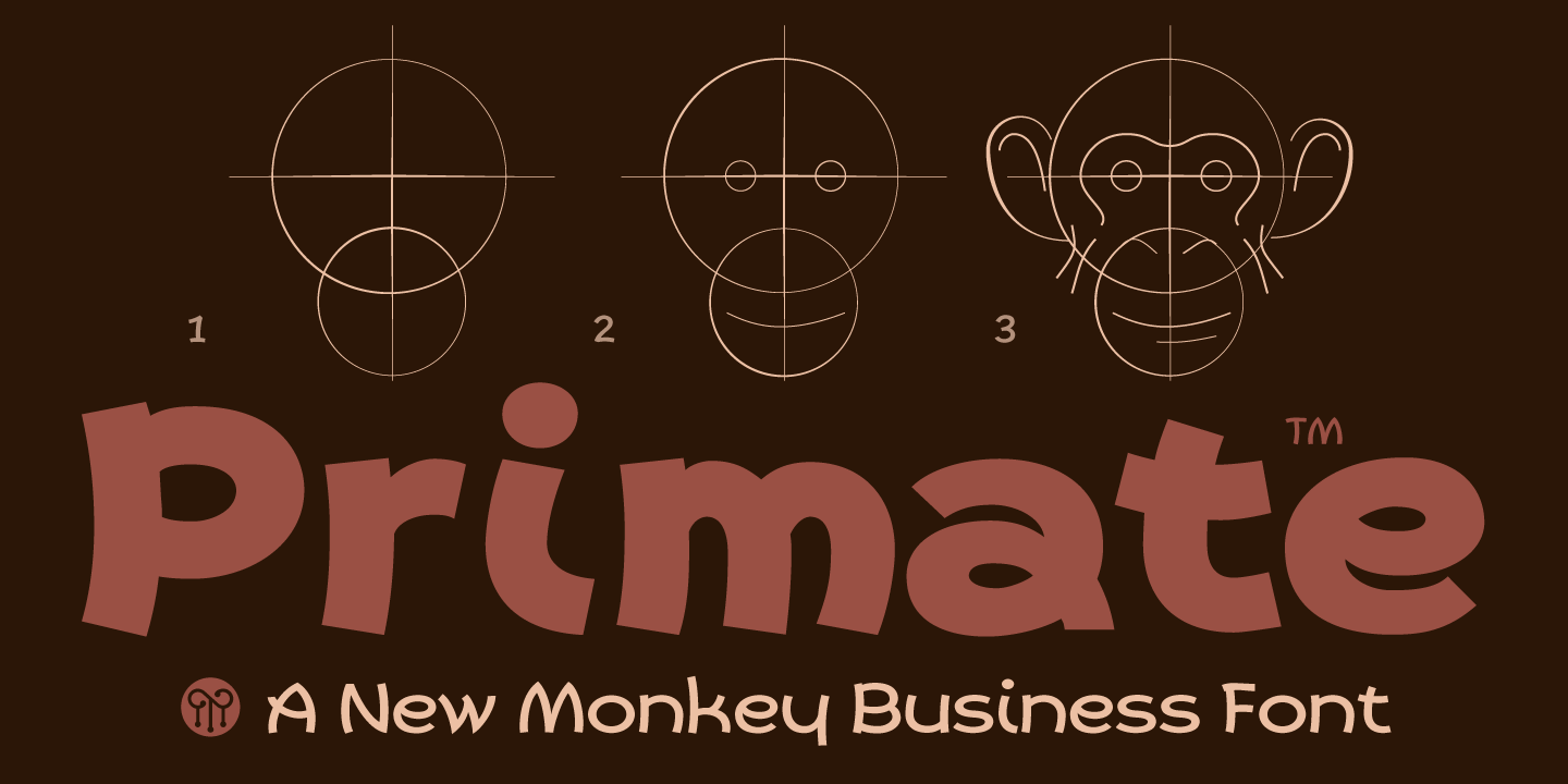 Beispiel einer Primate-Schriftart #21